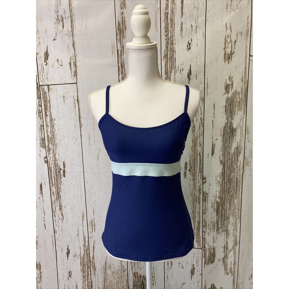 Next Brand Blue Tankini Top Swimsuit New Without Tags